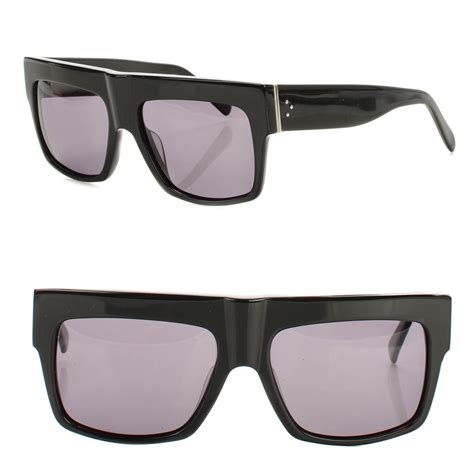 celine small zz top sunglasses black|Celine.